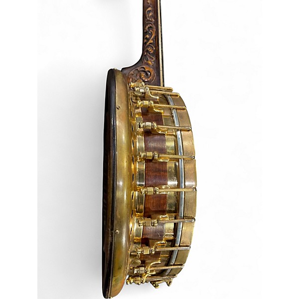Vintage 1920s Bacon & Day Number 3 Tenor Gold Banjo