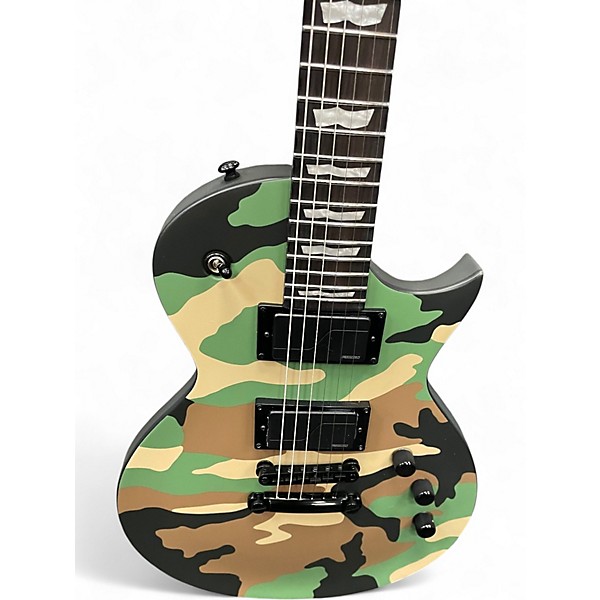 Used ESP LTD EC 1000 WOODLAND CAMO Solid Body Electric Guitar