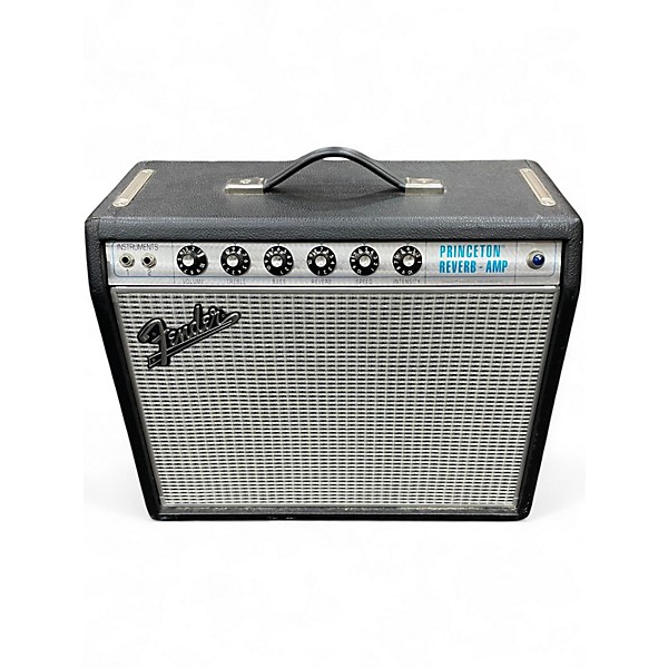 Used Fender 68 custom princeton reverb Tube Guitar Combo Amp