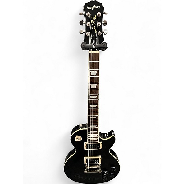 Used Epiphone LES PAUL STANDARD BLACK Solid Body Electric Guitar