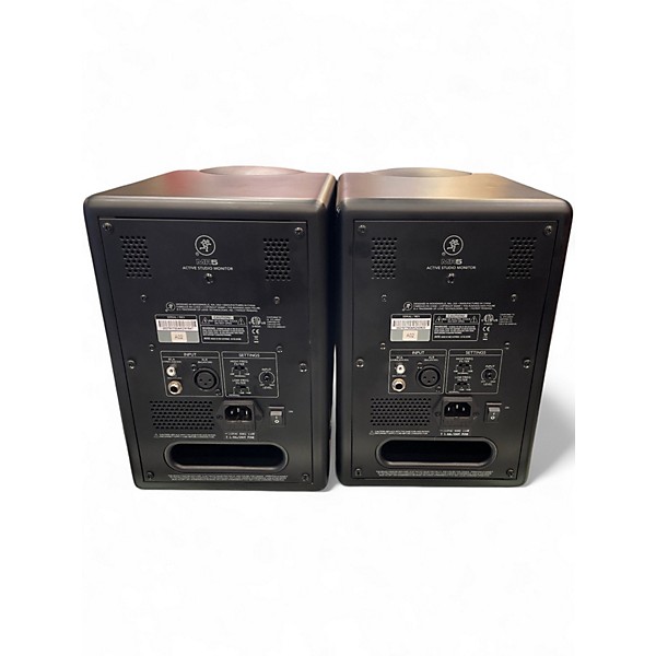 Used Mackie MR5 Pair Powered Monitor