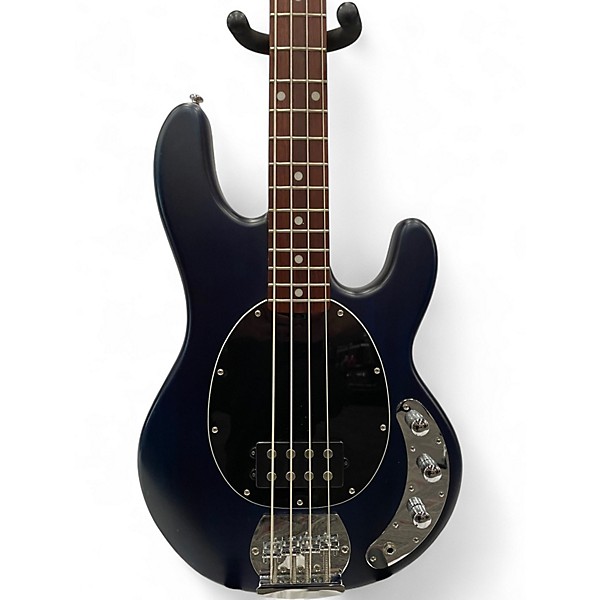 Used 2019 Sterling by Music Man S.U.B. StingRay RAY4 Trans Blue Satin Electric Bass Guitar