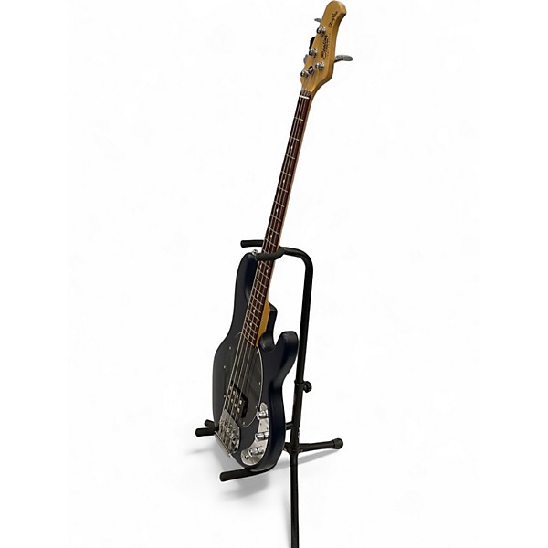 Used 2019 Sterling by Music Man S.U.B. StingRay RAY4 Trans Blue Satin Electric Bass Guitar