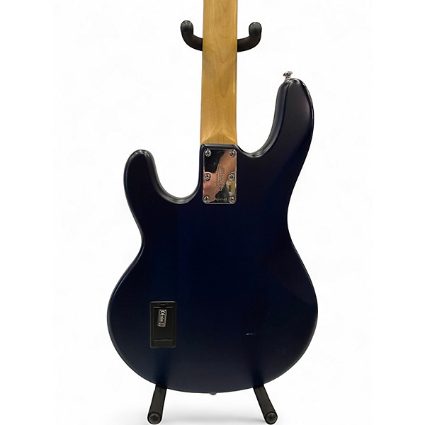 Used 2019 Sterling by Music Man S.U.B. StingRay RAY4 Trans Blue Satin Electric Bass Guitar