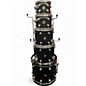 Used DW 5 Piece Collector's Series Maple Mahogany Ebony Stain Drum Kit thumbnail