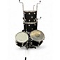 Used DW 5 Piece Collector's Series Maple Mahogany Ebony Stain Drum Kit