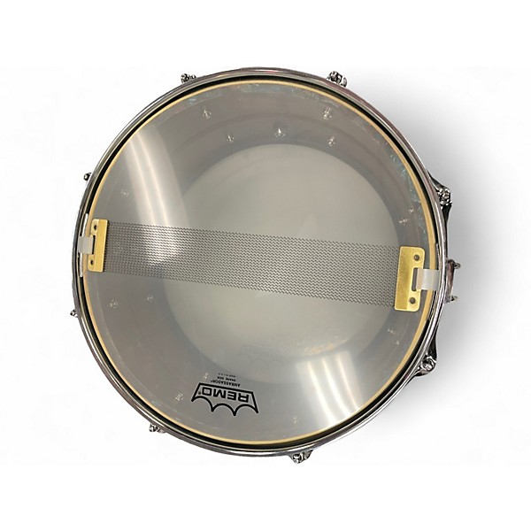 Used Pork Pie 13in Patina Brass Snare Patina Brass Drum