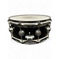 Used DW 14in Collector's Series Exotic Top Edge Snare Ebony Stain Drum