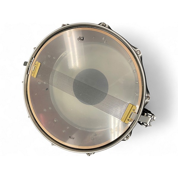 Used DW 14in Collector's Series Exotic Top Edge Snare Ebony Stain Drum