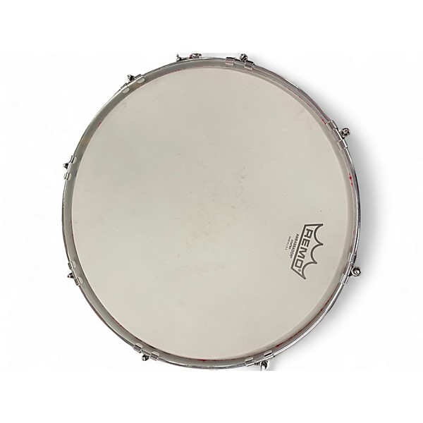 Used Dunnett 14in Magnesium Snare Natural Magnesium Drum