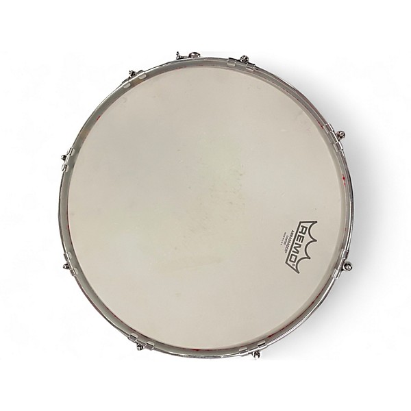 Used Dunnett 14in Magnesium Snare Natural Magnesium Drum