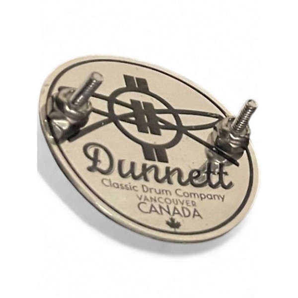 Used Dunnett 14in Magnesium Snare Natural Magnesium Drum