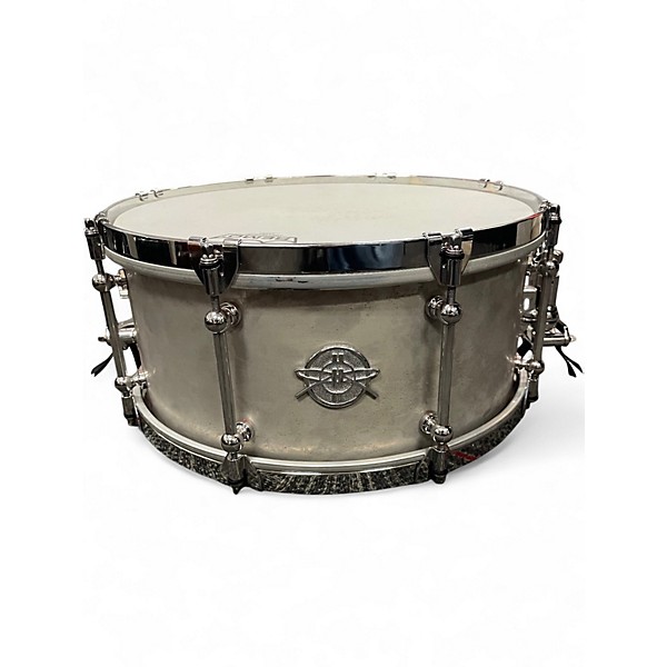 Used Trick 14in Titanium Snare Natural Titanium Drum