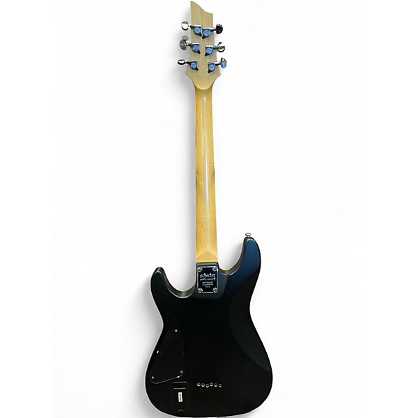 Used Schecter Guitar Research Demon 6 Black Solid Body Electric Guitar