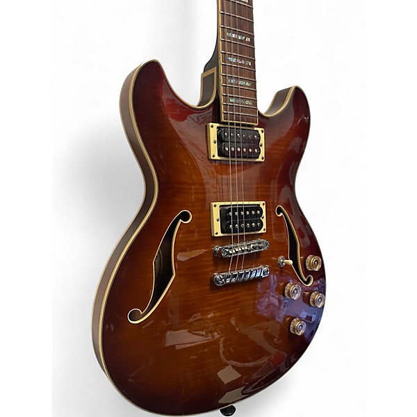 Used Ibanez AS83 Sunburst Hollow Body Electric Guitar
