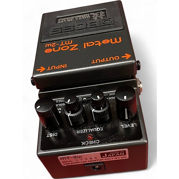 Used BOSS MT2W Metal Zone Waza Craft Effect Pedal