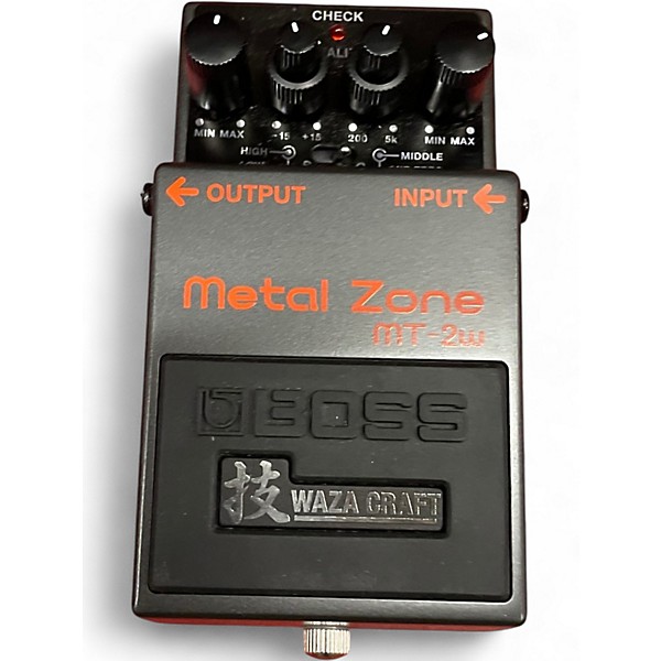 Used BOSS MT2W Metal Zone Waza Craft Effect Pedal