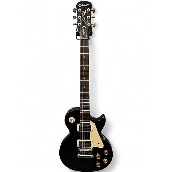 Used Epiphone Les Paul 100 Bolt On Black Solid Body Electric Guitar