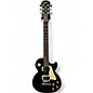 Used Epiphone Les Paul 100 Bolt On Black Solid Body Electric Guitar thumbnail