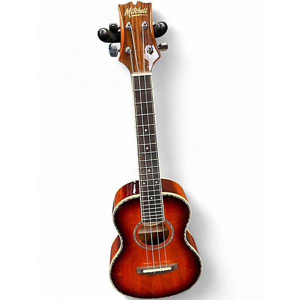 Used Mitchell MUT80eqabwsk Natural Ukulele