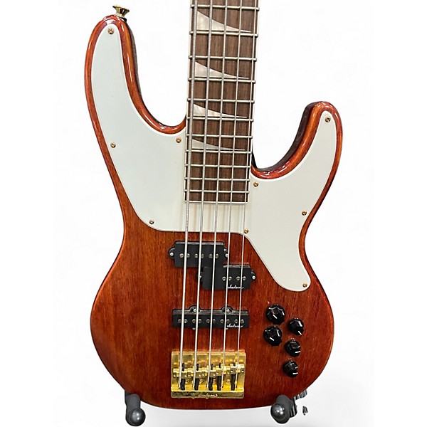 Used Jackson CBXNT V MAH Natural Electric Bass Guitar