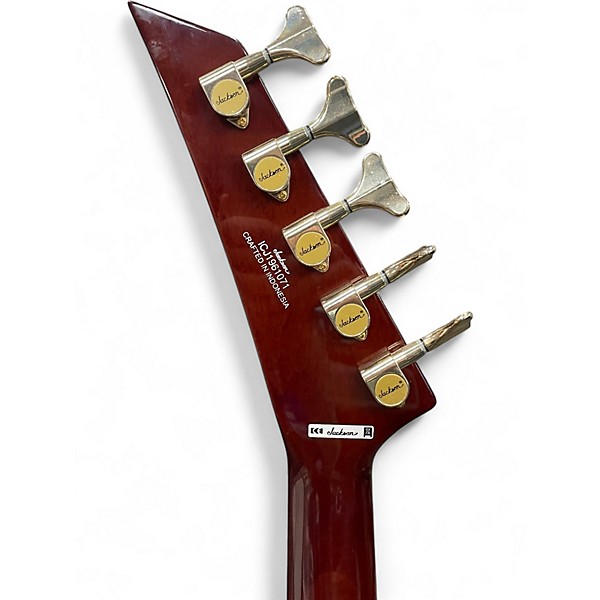 Used Jackson CBXNT V MAH Natural Electric Bass Guitar