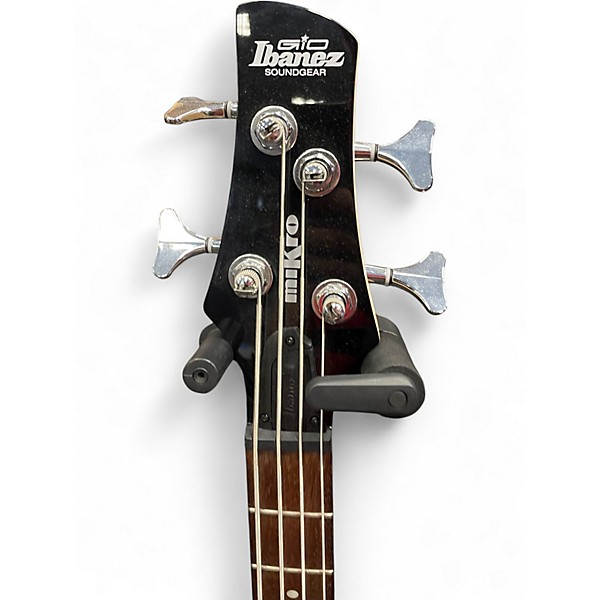 Used Ibanez GSRM20 Mikro Short Scale Metallic Blue Electric Bass Guitar