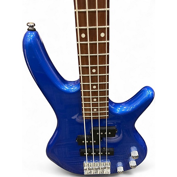 Used Ibanez GSRM20 Mikro Short Scale Metallic Blue Electric Bass Guitar