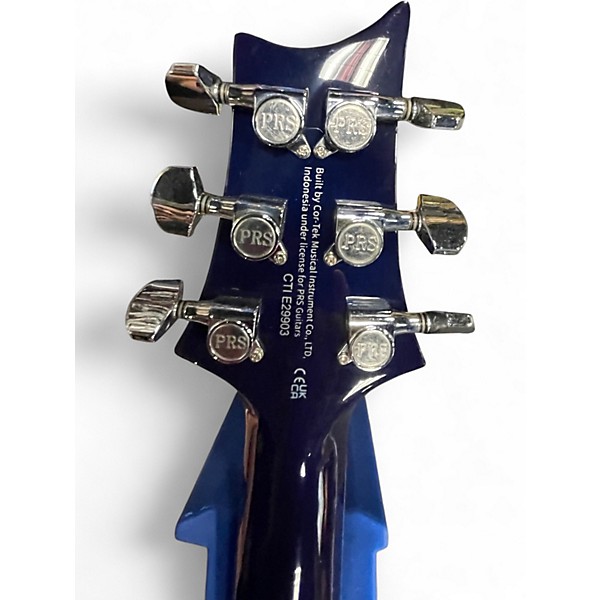 Used PRS SE Standard 24 Blue Solid Body Electric Guitar