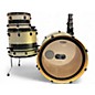 Used Gretsch Drums 3 Piece Catalina Club Series Silver Sparkle with Black Band Drum Kit
