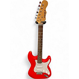 Used Mahar stratocaster red Solid Body Electric Guitar