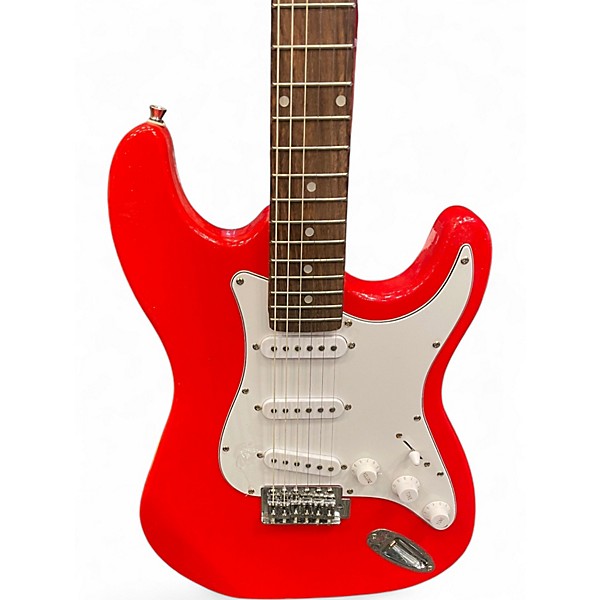 Used Mahar stratocaster red Solid Body Electric Guitar