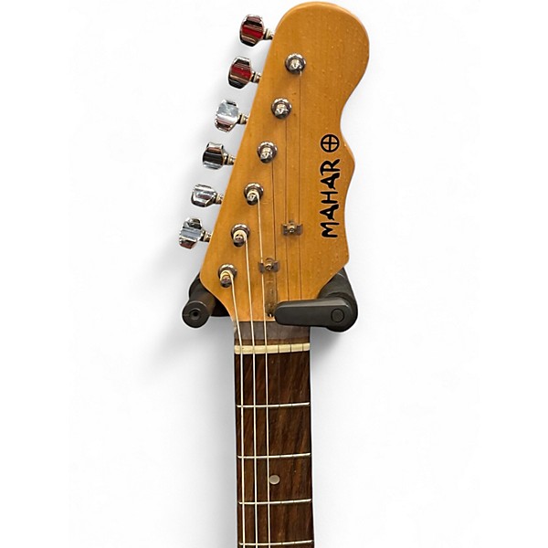 Used Mahar stratocaster red Solid Body Electric Guitar