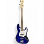 Used Squier Affinity Jazz Bass Blue Electric Bass Guitar thumbnail