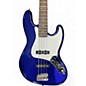 Used Squier Affinity Jazz Bass Blue Electric Bass Guitar