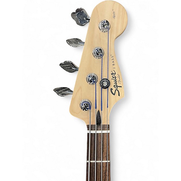 Used Squier Affinity Jazz Bass Blue Electric Bass Guitar