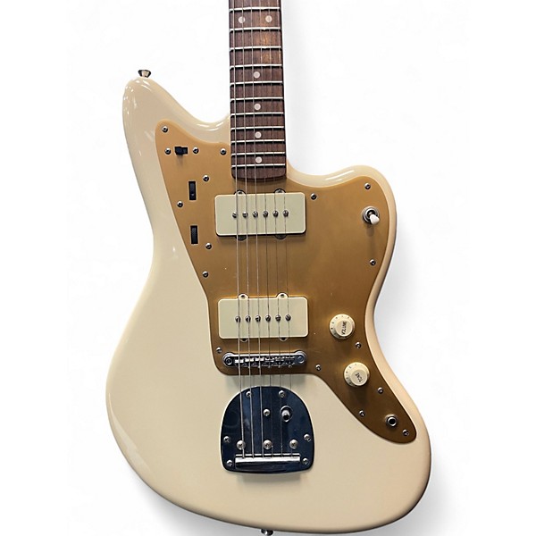 Used Squier j mascis jazzmaster Antique White Solid Body Electric Guitar