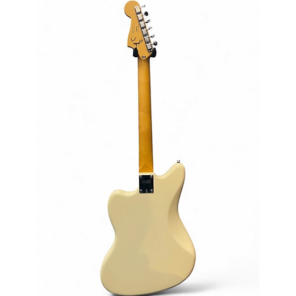 Used Squier j mascis jazzmaster Antique White Solid Body Electric Guitar