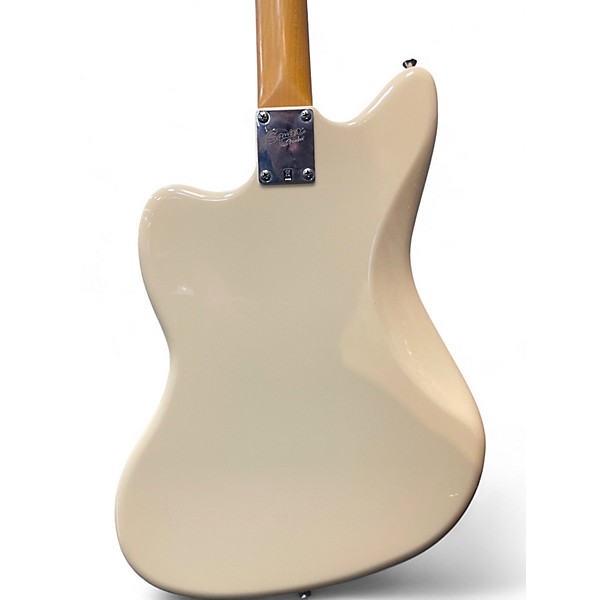 Used Squier j mascis jazzmaster Antique White Solid Body Electric Guitar