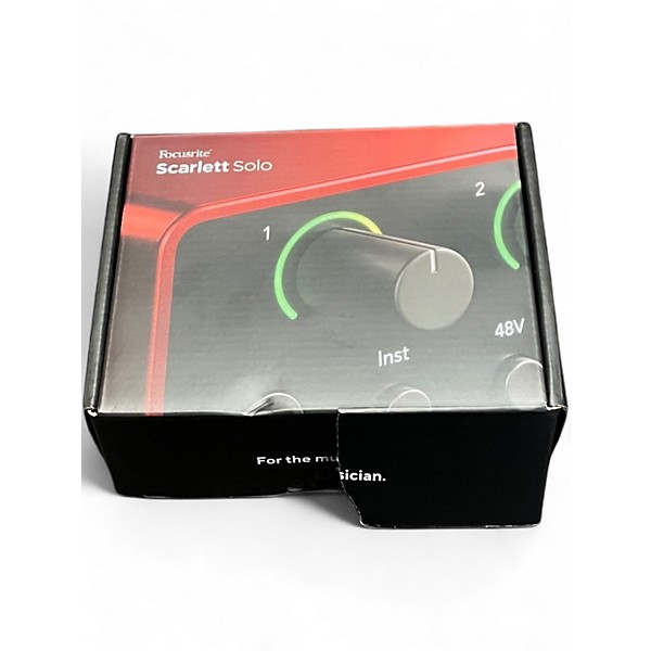Used Focusrite Scarlett Solo Audio Interface