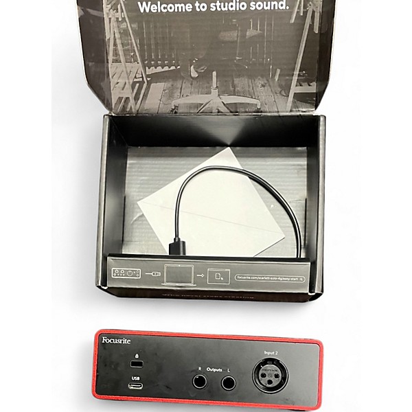 Used Focusrite Scarlett Solo Audio Interface