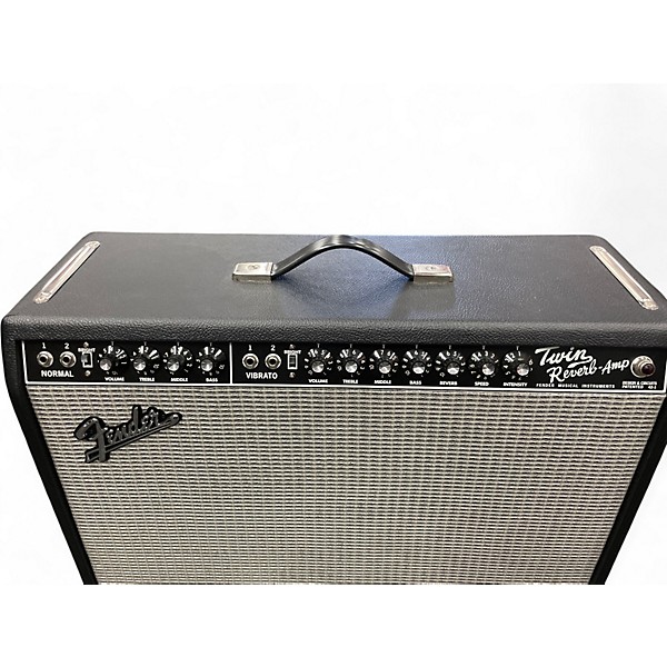 Used Fender 1965 Reissue Twin Reverb 85W 2x12 Tube Guitar Combo Amp