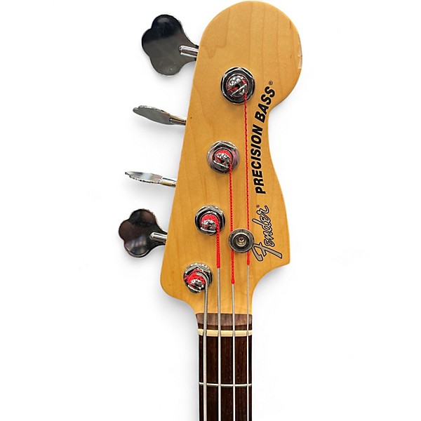 Used 2021 Fender American Performer Precision Bass 3 Tone Sunburst Electric Bass Guitar