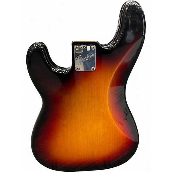 Used 2021 Fender American Performer Precision Bass 3 Tone Sunburst Electric Bass Guitar