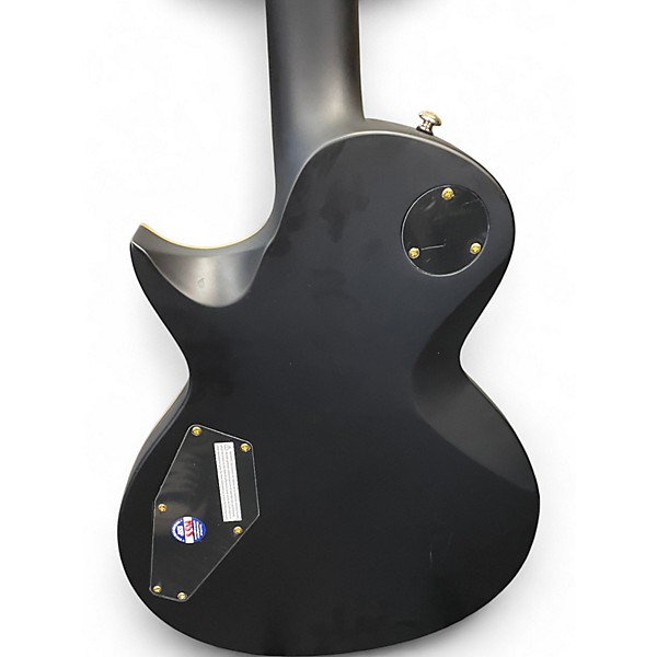 Used ESP LTD EC1000 Black and Gold Solid Body Electric Guitar