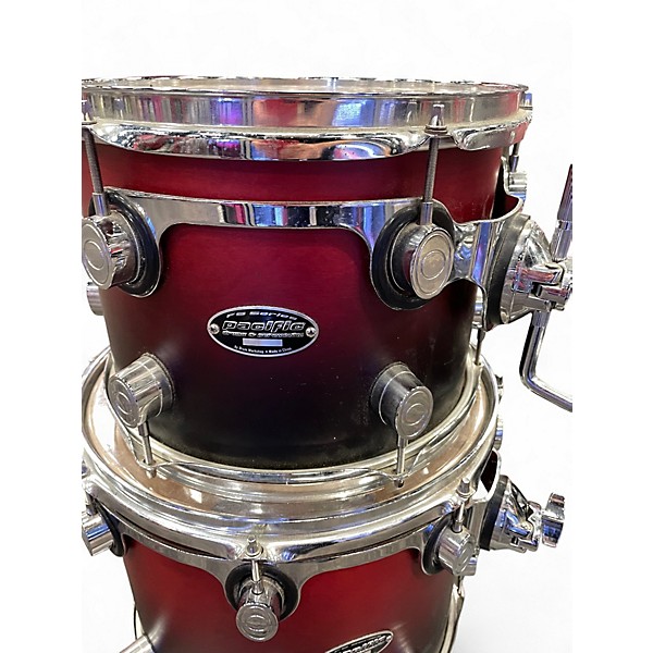 Used PDP by DW 3 Piece FS Series red fade Drum Kit
