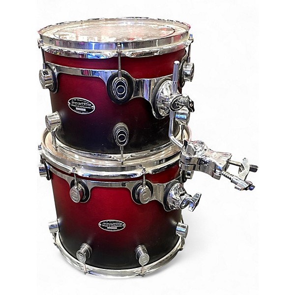 Used PDP by DW 3 Piece FS Series red fade Drum Kit