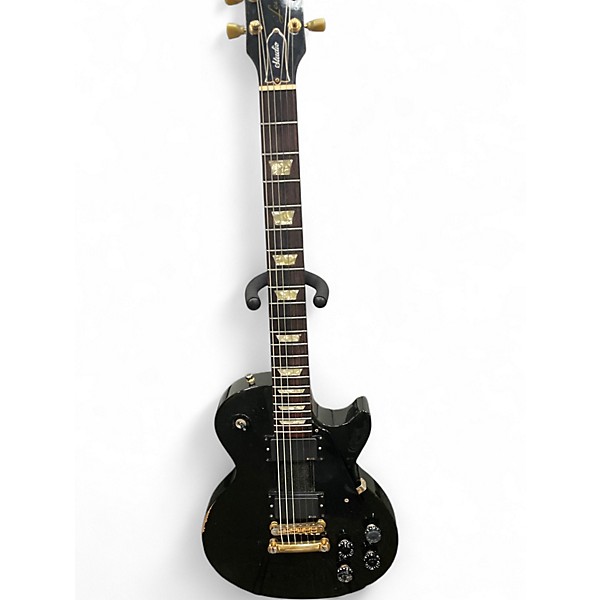 Used Gibson Les Paul Studio Black Solid Body Electric Guitar
