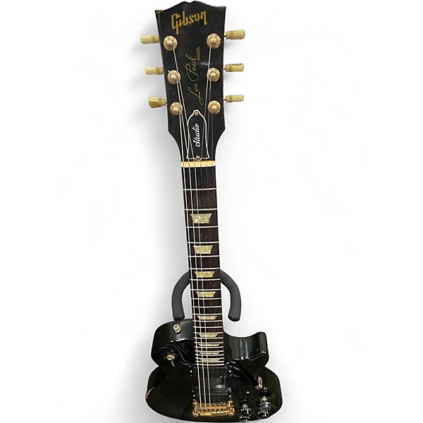 Used Gibson Les Paul Studio Black Solid Body Electric Guitar