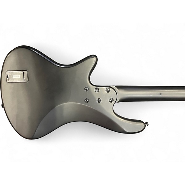Used Schecter Guitar Research Stiletto Stealth 4 Black Electric Bass Guitar